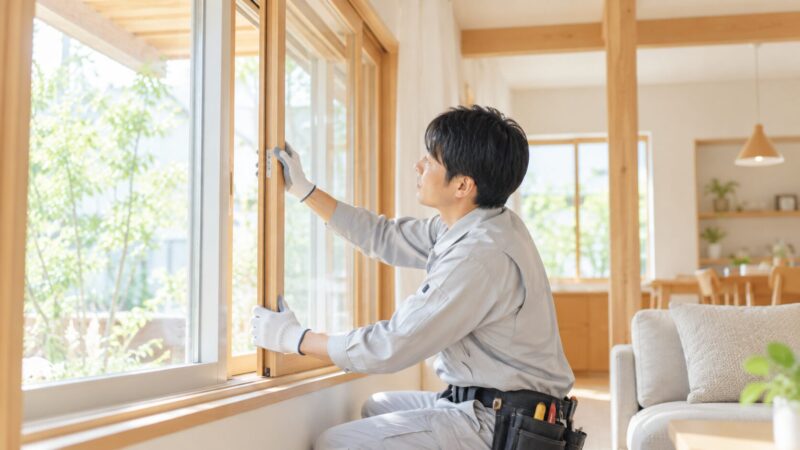 内窓(今の窓の内側につける窓)の施工写真